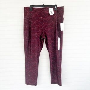Xersion High rise fitted 7/8 ankle‎ leggings Size XL NEW